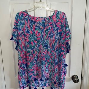 Lilly Pulitzer Caftan Style Top, size L/Xl